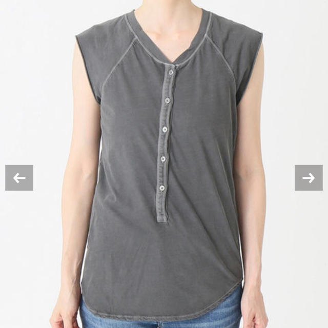 DEUXIEME CLASSE(ドゥーズィエムクラス)のHenleyテンジクTシャツ 新品未使用 レディースのトップス(Tシャツ(半袖/袖なし))の商品写真