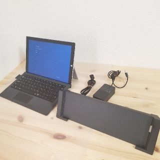 マイクロソフト(Microsoft)のSurface Pro3 (i5/4G/128G/Win10/カバー、ドック付)(タブレット)