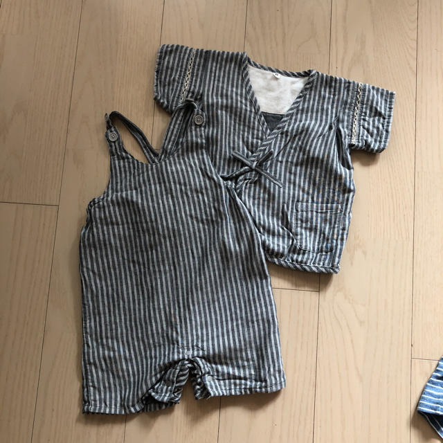 MUJI (無印良品)(ムジルシリョウヒン)の無印 甚平 キッズ/ベビー/マタニティのキッズ服男の子用(90cm~)(甚平/浴衣)の商品写真