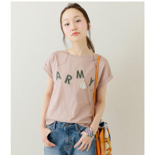 アーバンリサーチ(URBAN RESEARCH)のアーバンリサーチ タッセルtシャツ ピンク(Tシャツ(半袖/袖なし))