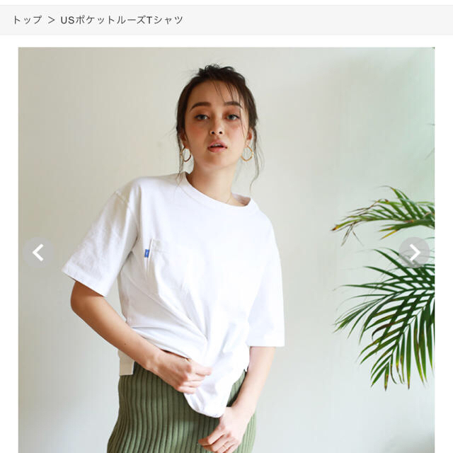 SeaRoomlynn(シールームリン)のシールームリン  usポケットルーズTシャツ searoomlynn ジェイダ レディースのトップス(Tシャツ(半袖/袖なし))の商品写真