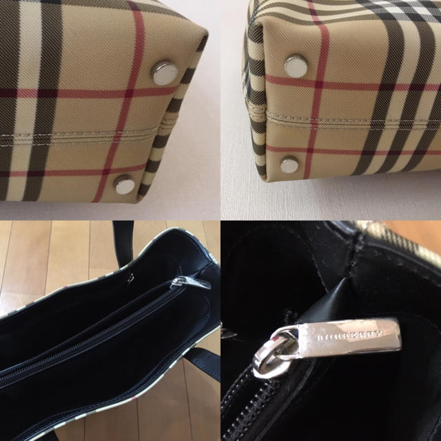 BURBERRY - 中古 Burberry バーバリー ハンドバッグ ミニトート BURBERRY - 中古 Burberry バーバリー ハンドバッグ ミニトート