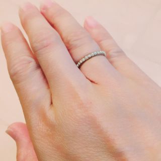 エナソルーナ Pearl fork ring