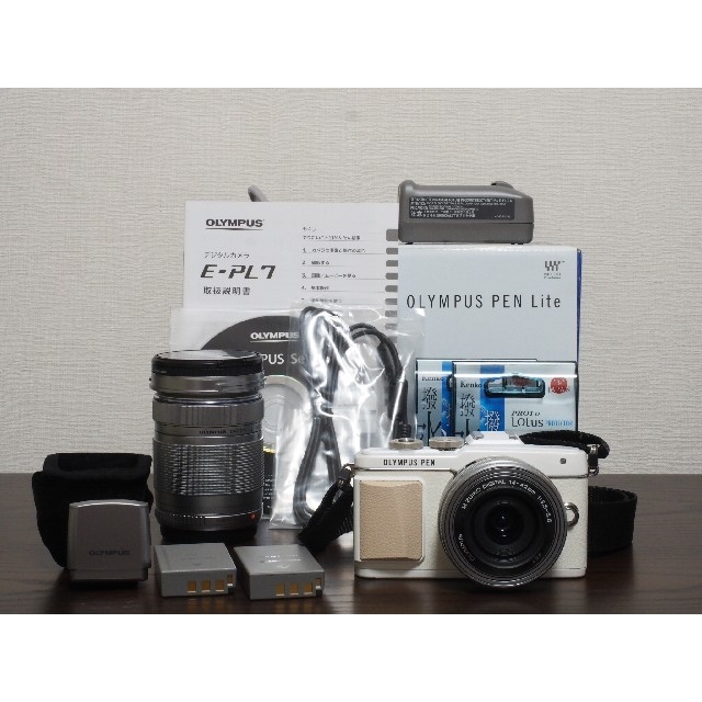 OLYMPUS PEN Lite E-PL7 ダブルズームレンズキット 品多く noxcapital.de