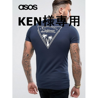 エイソス(asos)のKEN様専用　ASOSマッスルTシャツ、ウエストコーストカリフォルニアプリント(Tシャツ/カットソー(半袖/袖なし))