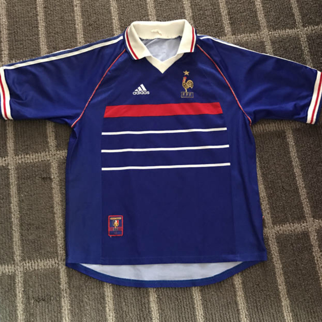 90s ヴィンテージ　フランス代表　adidas ユニフォーム　ゲームシャツoldstussy