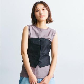 ナノユニバース(nano・universe)のMIHO NOJIRI 別注リバースウィーブノースリーブ(Tシャツ(半袖/袖なし))