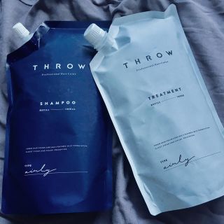 THROW    シャンプー+トリートメント エアリー 詰め替えセット(ヘアケア)