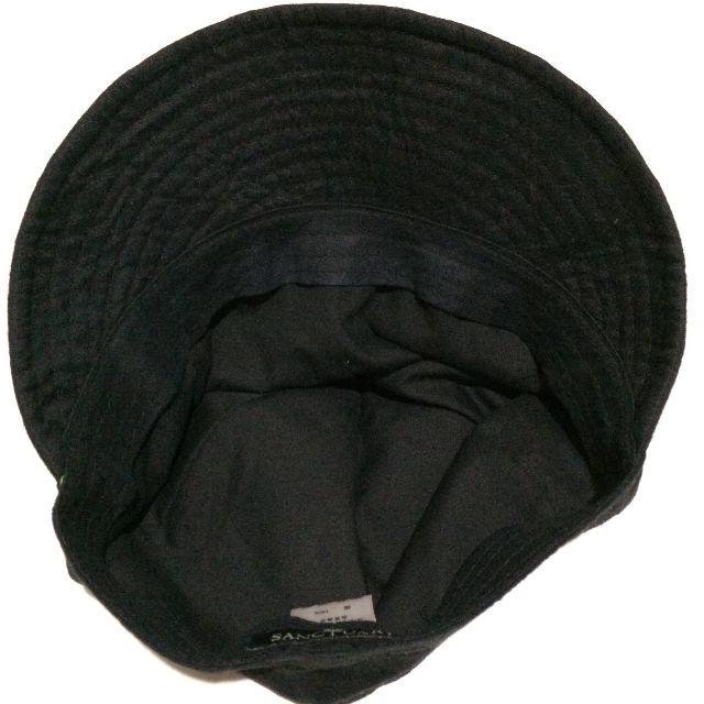 美品SANCTUARY サンクチュアリィ リネンキャスケット59cmブラック レディースの帽子(キャスケット)の商品写真
