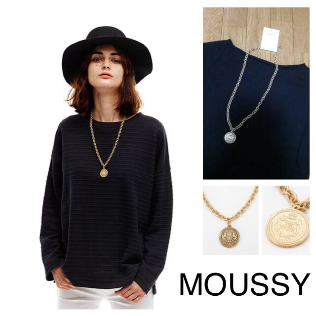 moussy(マウジー)のMOUSSY コインネックレス新品❤︎ レディースのアクセサリー(ネックレス)の商品写真