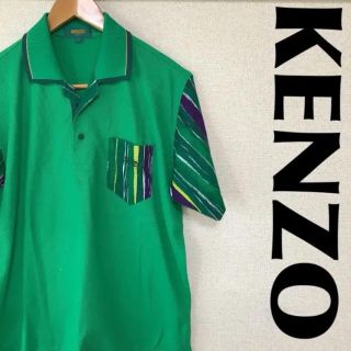 ケンゾー(KENZO)の古着 KENZO ケンゾー ポロシャツ 半袖 奇抜 総柄 0710(ポロシャツ)