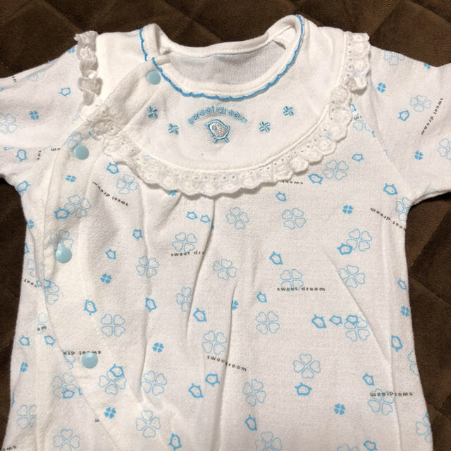 新生児3枚セット 女の子用  キッズ/ベビー/マタニティのベビー服(~85cm)(カバーオール)の商品写真