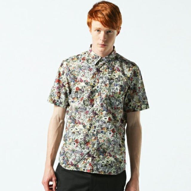 Paul Smith(ポールスミス)の最終値下げ THE MAYFLOWER PRINT SHORT SHIRT メンズのトップス(Tシャツ/カットソー(半袖/袖なし))の商品写真