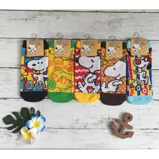 スヌーピー(SNOOPY)の☆ SALE 新品 5足セット 靴下 ☆(ソックス)