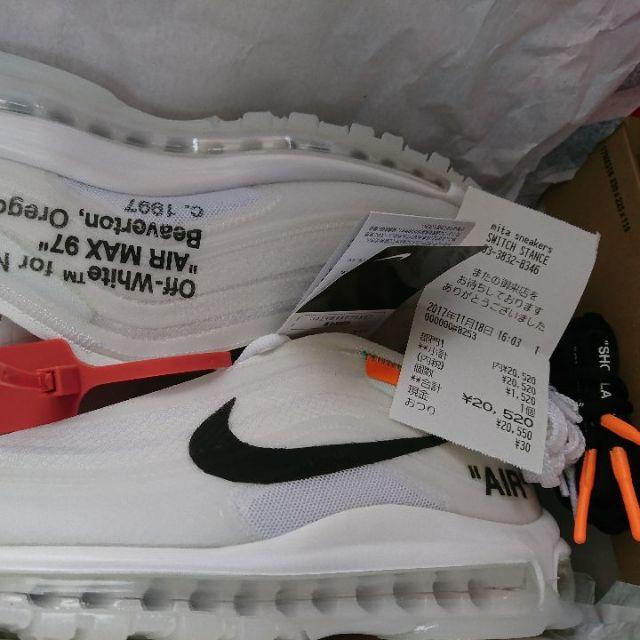 OFF-WHITE(オフホワイト)の26 NIKE OFF WHITE AIR MAX 97 OG THE TEN メンズの靴/シューズ(スニーカー)の商品写真