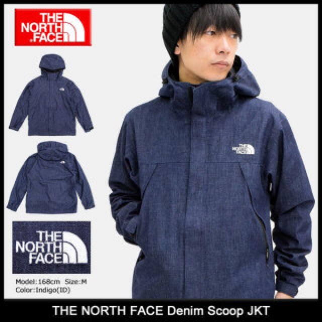 northface denim scoop jacket Mサイズ