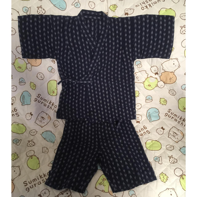 甚平 男の子 120 キッズ/ベビー/マタニティのキッズ服男の子用(90cm~)(甚平/浴衣)の商品写真