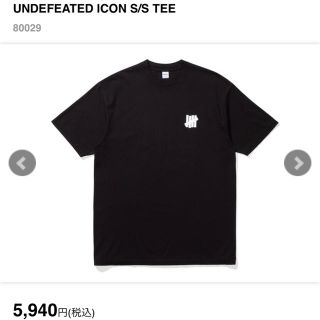 アンディフィーテッド(UNDEFEATED)の※半額以下/新品 Undefeated ロゴTシャツ Mサイズ ブラック(Tシャツ/カットソー(半袖/袖なし))