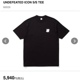 アンディフィーテッド(UNDEFEATED)のDQ様専用        Undefeated ロゴTシャツ Mサイズ ブラック(Tシャツ/カットソー(半袖/袖なし))