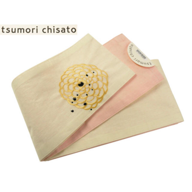 TSUMORI CHISATO(ツモリチサト)の新品 ツモリチサト 浴衣帯 ホワイト×薄ピンク レディースの水着/浴衣(浴衣帯)の商品写真