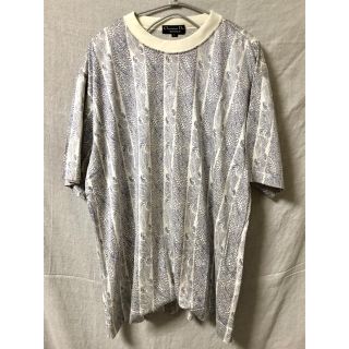 クリスチャンディオール(Christian Dior)のChristian Dior 総柄 Tシャツ シルク サイズL(Tシャツ/カットソー(半袖/袖なし))