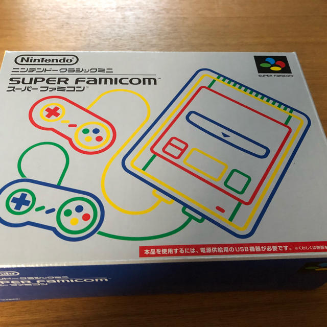 即日配送 新品 未開封 保証付 ニンテンドークラシックミニ スーパーファミコン  エンタメ/ホビーのゲームソフト/ゲーム機本体(家庭用ゲーム機本体)の商品写真