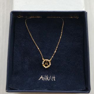 アーカー(AHKAH)のアーカー イニシャルネックレス(ネックレス)