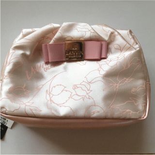 ランバン(LANVIN)のタグ付き 新品未使用 ランバン ♡ポーチ ピンク(ポーチ)