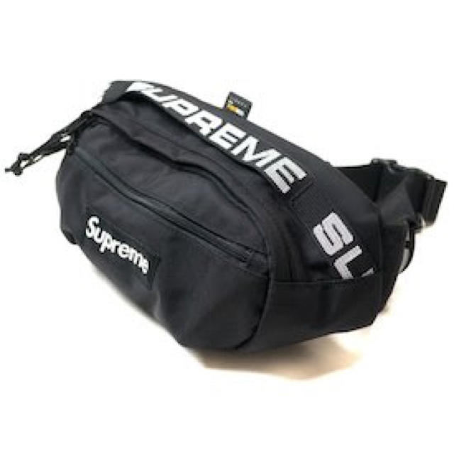 Supreme(シュプリーム)のBlack 18ss Supreme Waist Bag  レディースのバッグ(ボディバッグ/ウエストポーチ)の商品写真
