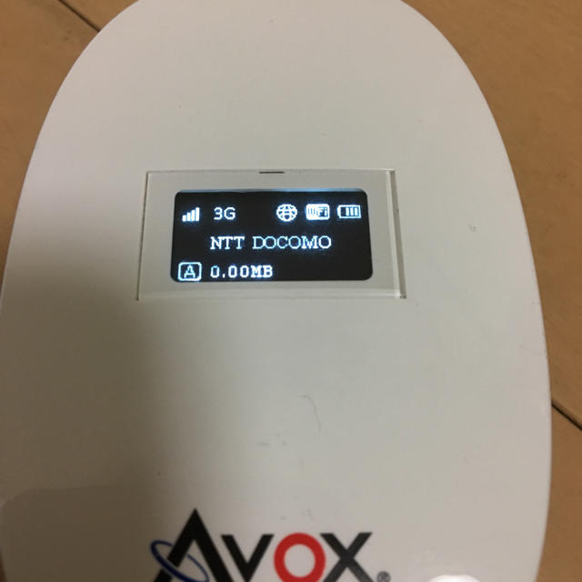 SIMフリー ルーター AVOX AWR - 100TW スマホ/家電/カメラのスマートフォン/携帯電話(その他)の商品写真