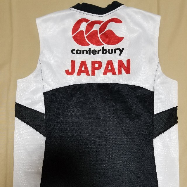 CANTERBURY(カンタベリー)のラグビー日本代表選手支給品カンタベリー　ノースリーブシャツXL スポーツ/アウトドアのスポーツ/アウトドア その他(ラグビー)の商品写真