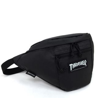 スラッシャー(THRASHER)の【THRASHER】ウエストポーチ［BK/MAG LOGO］(ウエストポーチ)