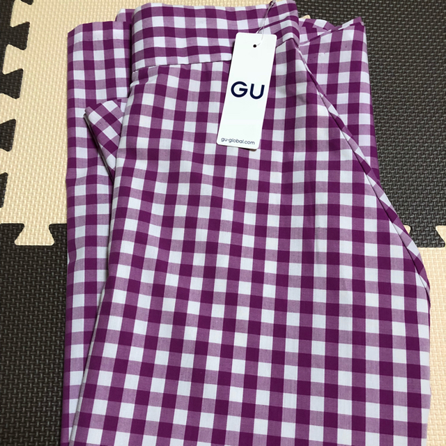 GU(ジーユー)のGU フレアロングスカート ギンガム S レディースのスカート(ロングスカート)の商品写真