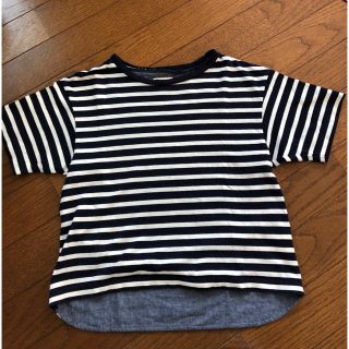 ユナイテッドアローズグリーンレーベルリラクシング(UNITED ARROWS green label relaxing)の135センチ ボーダーＴシャツ(Tシャツ/カットソー)