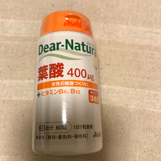 アサヒ(アサヒ)のディアナチュラ 葉酸・ビタミンB6・ビタミンB12 食品/飲料/酒の健康食品(ビタミン)の商品写真