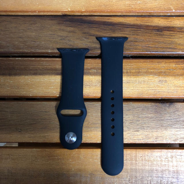 新品 42mm/L 黒 アップルウォッチ ベルト メンズの時計(腕時計(デジタル))の商品写真