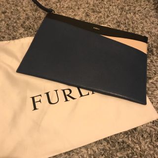 フルラ(Furla)の極美品 FURLA クラッチバッグ レザー フルラ(クラッチバッグ)