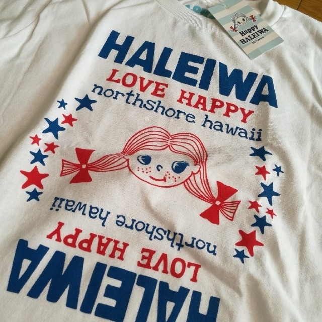 HALEIWA(ハレイワ)のハッピーハレイワハワイ Tシャツ Lサイズ 新品 レディースのトップス(Tシャツ(半袖/袖なし))の商品写真