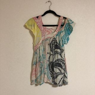 ツモリチサト(TSUMORI CHISATO)のTSUMORI CHISATO ツモリチサト カットソー  半袖 SIZE 2(カットソー(半袖/袖なし))