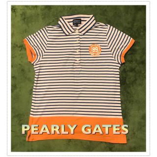 パーリーゲイツ(PEARLY GATES)のパーリーゲイツ ポロシャツ レディース ボーダー(ウエア)