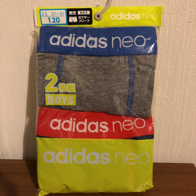 adidas(アディダス)のadidas❤️ボクサーブリーフ120㎝ キッズ/ベビー/マタニティのキッズ服男の子用(90cm~)(下着)の商品写真