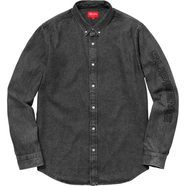 送料込 希少S supreme 18SS week4 Denim Shirt