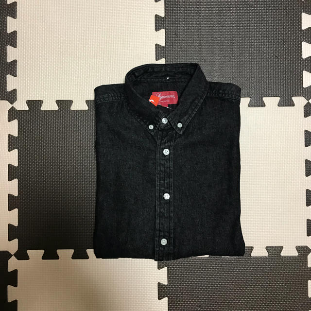 送料込 希少S supreme 18SS week4 Denim Shirt 1