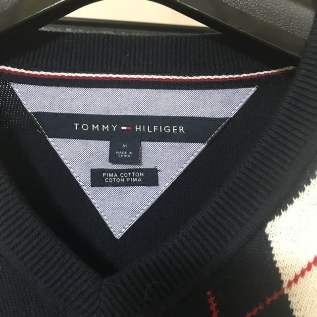 TOMMY HILFIGER(トミーヒルフィガー)のTOMMY HILFIGER アーガイルニット メンズのトップス(ニット/セーター)の商品写真