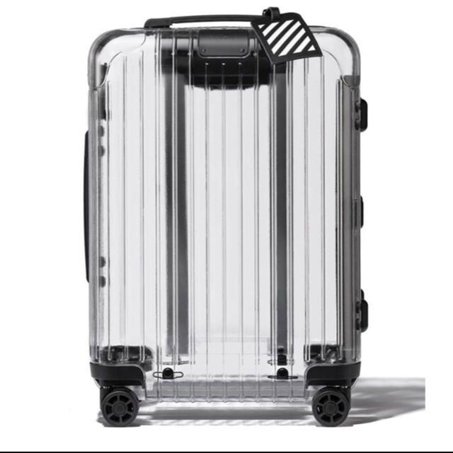正規店仕入れの RIMOWA - rimowa off-white リモワ×オフホワイト スケルトン スーツケース スーツケース/キャリーバッグ