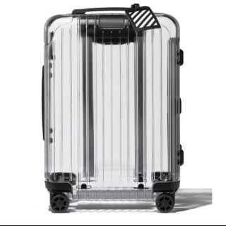 リモワ(RIMOWA)のrimowa off-white リモワ×オフホワイト スケルトン スーツケース(スーツケース/キャリーバッグ)