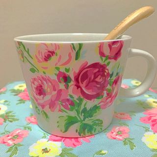 ローラアシュレイ(LAURA ASHLEY)の【🌸猫ちゃん様 専用🌸】新品、ローラアシュレイカップ&スプーンセット🌷(グラス/カップ)