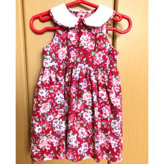 ローラアシュレイ(LAURA ASHLEY)の【BABY】ローラアシュレイの花柄ワンピース(ワンピース)