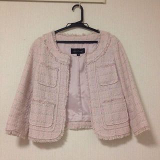 ジルスチュアート(JILLSTUART)のツイードジャケット♡ジル(ノーカラージャケット)