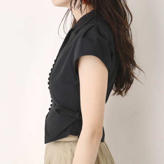 SLY(スライ)のSLY  今季 VINTAGE COLLAR PEPLUM TOPS レディースのトップス(カットソー(半袖/袖なし))の商品写真